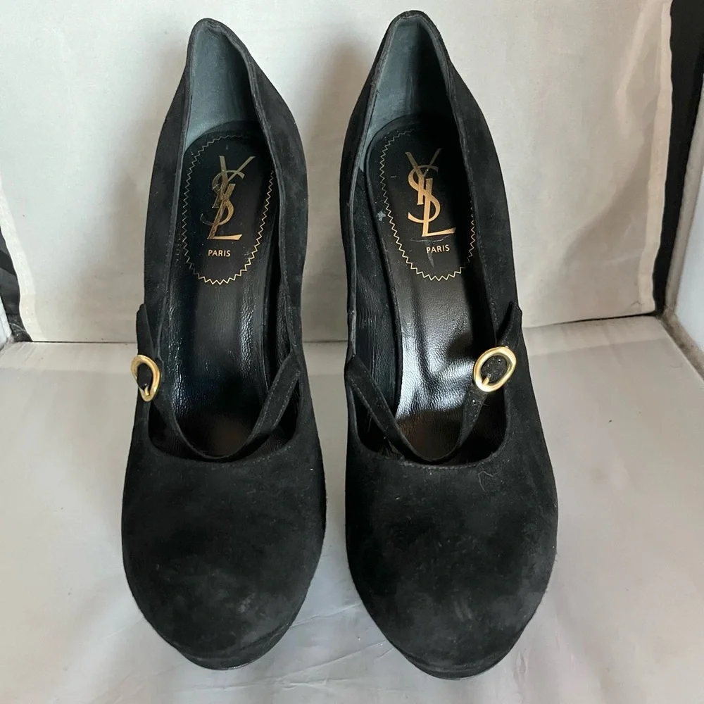 Yves Saint Laurent Mary Jane Tribtoo platform heels EU 40.5 US10.5